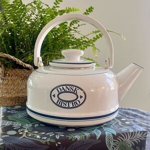 RARE Dansk Bistro Christianshavn Enamel Tea Kettle